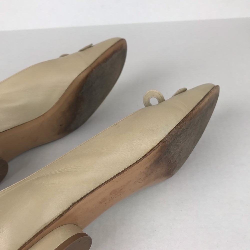 Stewart Weitzman Flower Bow Flats Size 8M - Picture 7 of 7